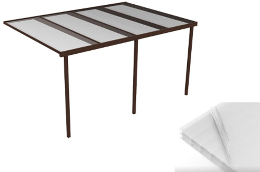 Evolution Canopy Kit - BROWN Frame; OPAL Roof