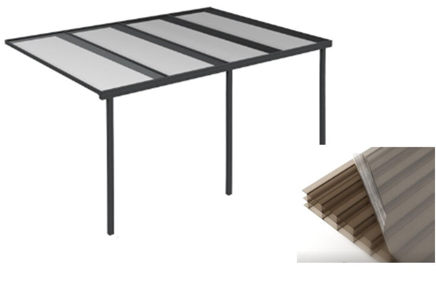 Evolution Canopy Kit - GREY Frame; BRONZE Roof