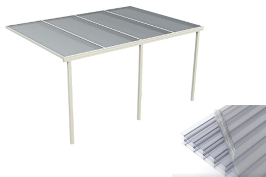 Evolution Canopy Kit - WHITE Frame; CLEAR Roof